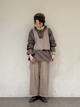 marin.🐏さん(レディース・160cm)の冬コーディネート