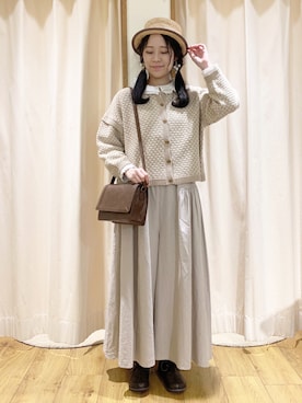 marin.🐏さん(レディース・160cm)の春コーディネート