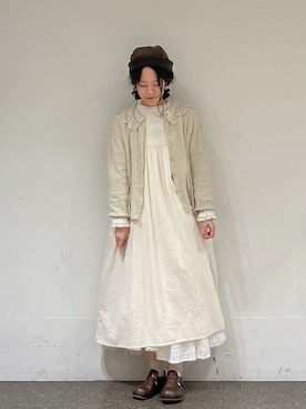 「アイテム（ワンピース/ドレス）」を使った、marin.🐏さん（レディース・160cm・20代）の秋コーディネート