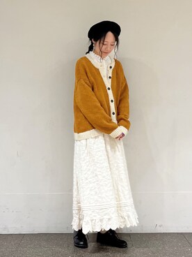 marin.🐏さん(レディース・160cm)の冬コーディネート