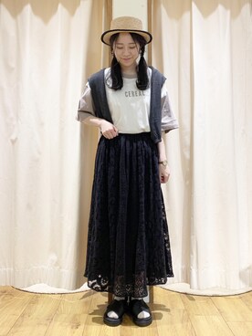 marin.🐏さん（レディース・160cm）の春コーディネート