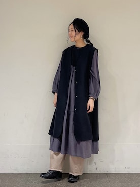 marin.🐏さん(レディース・160cm)の冬コーディネート