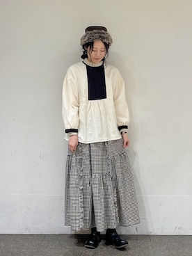 「サマンサ モスモス(Samansa Mos2)」｜marin.🐏さん（レディース・160cm）の冬コーディネート