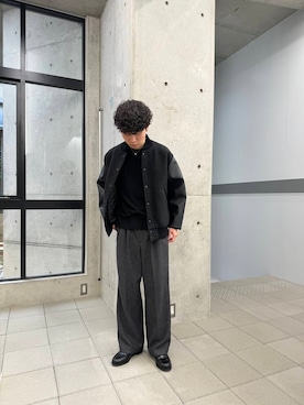 「アイテム（スタジャン）」を使った、yuuuto0129さん（メンズ・173cm）の冬コーディネート