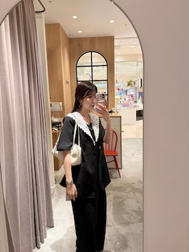 「mystic（ミスティック）のアイテム（ジャケット/アウター）」を使った、asukaさん（レディース・162cm）の夏コーディネート
