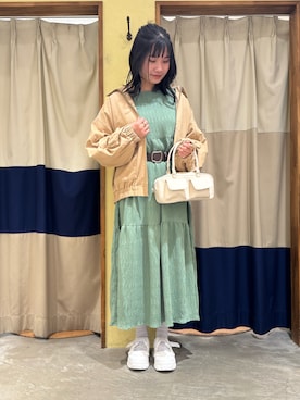 「ehka sopo（エヘカソポ）のアイテム（ブルゾン）」を使った、YUKINOさん（レディース・161cm）の冬コーディネート