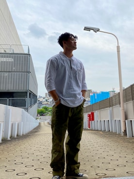 「アヴィレックス(AVIREX)」｜Hirai  Haruto さん（メンズ・175cm）の夏コーディネート