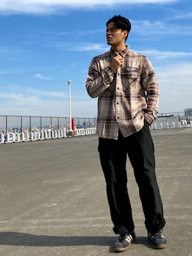 「紅葉コーデ」｜Hirai  Haruto さん（メンズ・175cm）の秋コーディネート