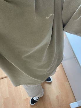 「NAUTICA（ノーティカ）のアイテム（トップス、グリーン系）」を使った、🐰🔎hiroさん（メンズ・179cm）の夏コーディネート