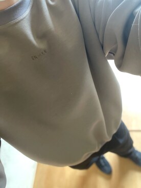 「ENMERのアイテム（トップス、ブラウン系）」を使った、🐰🔎hiroさん（メンズ・179cm）の秋コーディネート