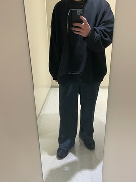 「MAISON SPECIAL（メゾンスペシャル）のアイテム（パンツ、グレー系）」を使った、🐰🔎hiroさん（メンズ・179cm）の秋コーディネート