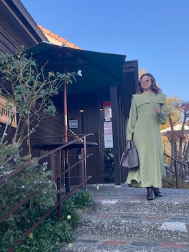 「N.（N. Natural Beauty Basic）（エヌエヌナチュラルビューティーベーシック）のアイテム（ワンピース/ドレス）」を使った、きさきさん（レディース・150cm）の冬コーディネート