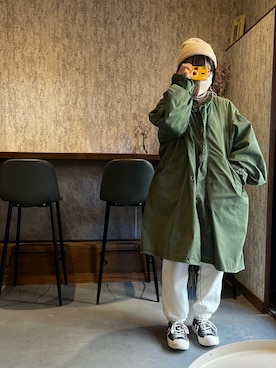 「H&M（エイチ・アンド・エム）のアイテム（スウェットパンツ、ホワイト系）」を使った、すずき。さん（レディース・155cm）の夏コーディネート