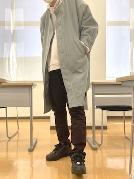 「Happy John（ハッピージョン）のアイテム（ジャケット/アウター）」を使った、りょ～さん（メンズ・183cm）の秋コーディネート