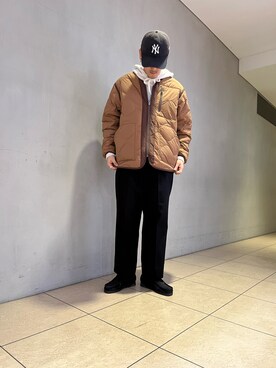 「URBAN RESEARCH（アーバンリサーチ）のアイテム（パーカー）」を使った、shomayamagishiさん（メンズ・173cm）の秋コーディネート