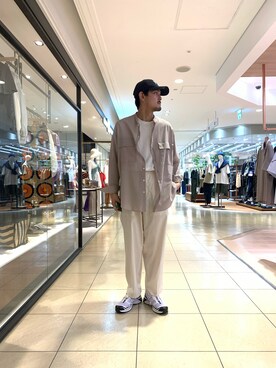 「Hender Scheme（エンダースキーマ）のアイテム（財布/小物）」を使った、shomayamagishiさん（メンズ・173cm）の夏コーディネート