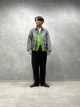 「LEMAIRE（ルメール）のアイテム」を使った、shomayamagishiさん（メンズ・173cm）の冬コーディネート