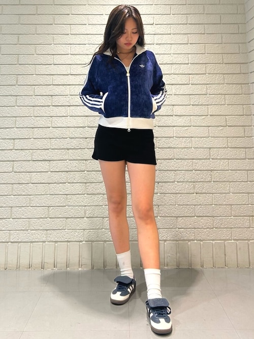 新品未使用 adidas レトロブルゾン(ネイビー) XS トラックジャケット 中古・古着通販】adidas (アディダス) トラックジャケット ネイビー