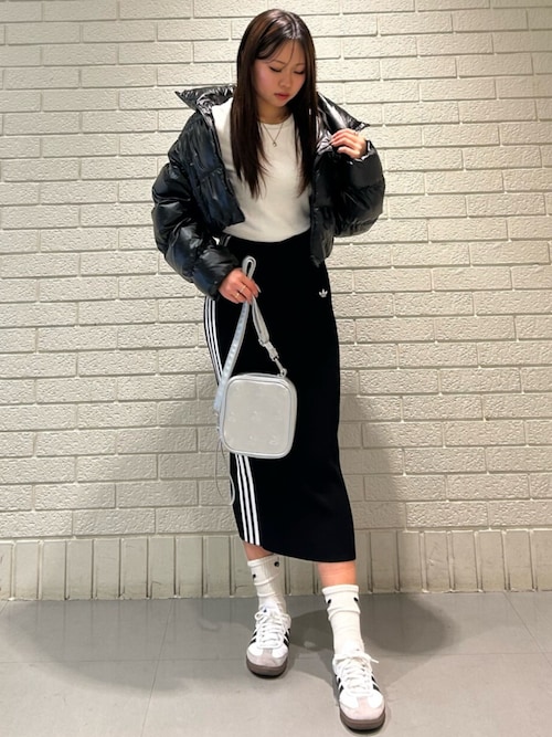 アディカラー ニット スリーストライプス スカート / アディダス