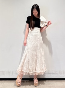 BIGリボン付きニットトップス MERCURYDUO ニット セーター BIGリボン付きニットトップス