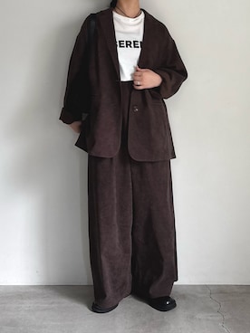 「アイテム（スリッポン）」を使った、akaneさん（レディース・157cm）の夏コーディネート