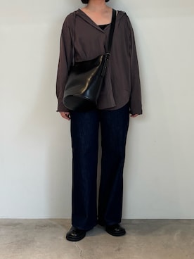 「アイテム（キャミソール）」を使った、akaneさん（レディース・157cm・30代）の秋コーディネート