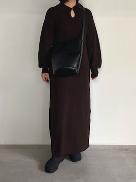 「アイテム（スリッポン）」を使った、akaneさん（レディース・157cm・30代）の秋コーディネート