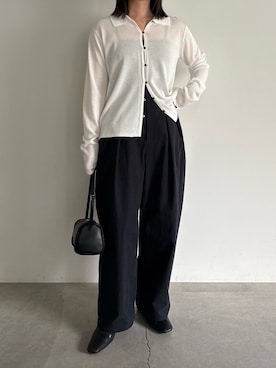 「select MOCA（セレクトモカ）のアイテム（ハンドバッグ）」を使った、akaneさん（レディース・157cm）の春コーディネート