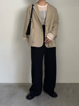「アイテム（スリッポン）」を使った、akaneさん（レディース・157cm）の夏コーディネート