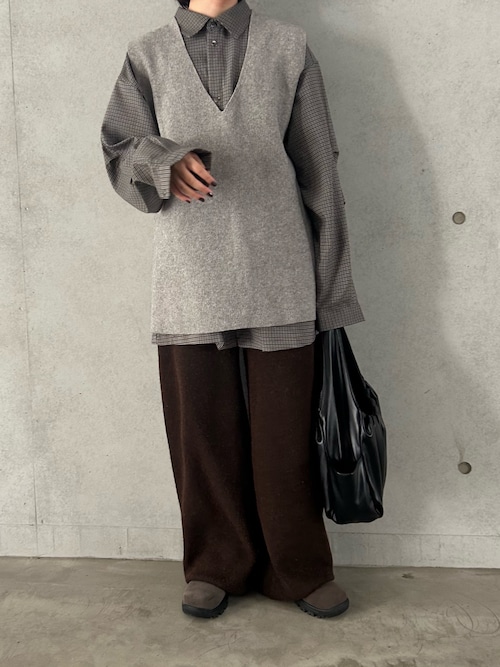 モカサク様・専用 ZOZO限定】フェイクレザーワンハンドルギャザーバッグ