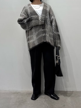 「スラックスパンツ」｜akaneさん（レディース・157cm）の秋コーディネート