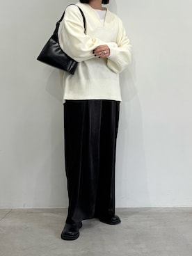 「アイテム（ハンドバッグ）」を使った、akaneさん（レディース・157cm・30代）の冬コーディネート