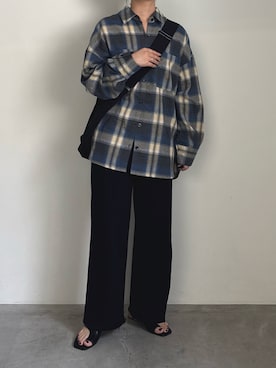 「アイテム（スウェットパンツ）」を使った、akaneさん（レディース・157cm・30代）の夏コーディネート