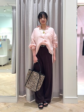 「grace grace （グラスグラス）のアイテム」を使った、YUKAさん（レディース・157cm）の夏コーディネート