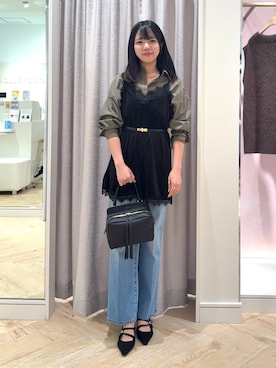 「ベロア」｜YUKAさん（レディース・157cm）の夏コーディネート