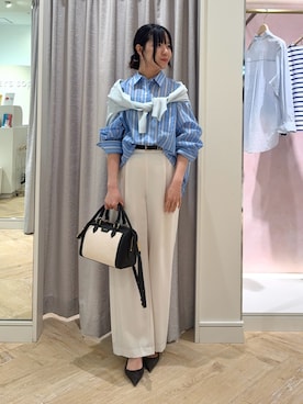 「通勤」｜YUKAさん（レディース・157cm）の春コーディネート