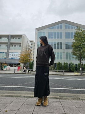 Kristenさん（レディース・171cm）の冬コーディネート