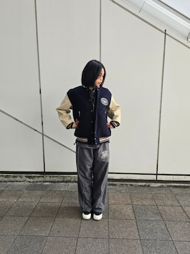 Kristenさん（レディース・171cm）の冬コーディネート