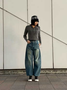 Kristenさん（レディース・171cm）の冬コーディネート