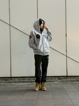 Kristenさん（レディース・171cm）の冬コーディネート