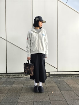 Kristenさん（レディース・171cm）の冬コーディネート