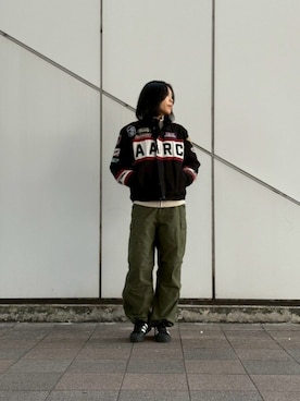 Kristenさん（レディース・171cm）の冬コーディネート