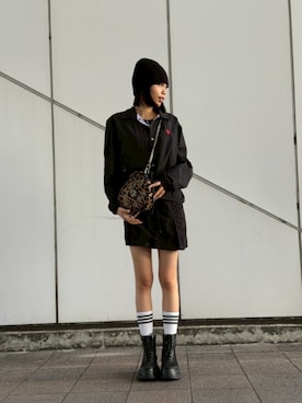 Kristenさん（レディース・171cm）の冬コーディネート