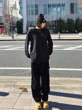 Kristenさん（レディース・171cm）の冬コーディネート