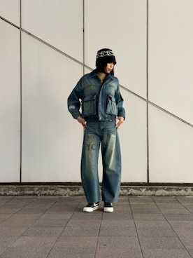 Kristenさん（レディース・171cm）の冬コーディネート