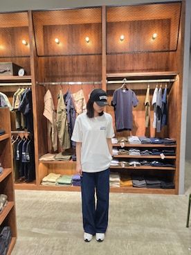 「AVIREX（アヴィレックス）のアイテム（財布/小物）」を使った、Kristenさん（レディース・171cm）の夏コーディネート