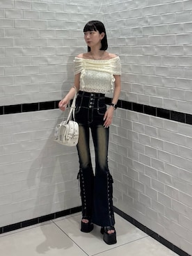 Yuzukiさん（レディース・160cm）の夏コーディネート