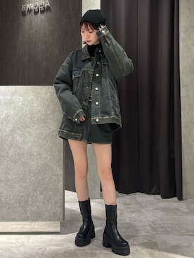 Yuzukiさん（レディース・160cm）の冬コーディネート