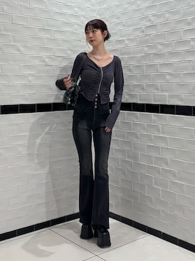 Yuzukiさん(レディース・160cm)の秋コーディネート