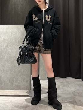 Yuzukiさん(レディース・160cm)の冬コーディネート